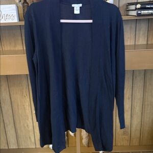 J Jill Navy  Cardigan